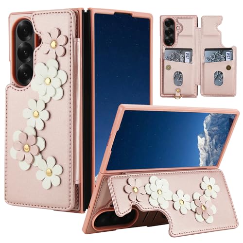 Konstreet For Samsung Galaxy Z Fold 7�p �E�H���b�g�P�[�X ���U�[�����t���b�v�J�[�h�z���_�[ �t���b�V���l�X �X���[���t�����[�� �N���X�{�f�B�X�g���b�v �E�H���b�g�P�[�X Galaxy Z Fold 7�p ���[�Y�S�[���h