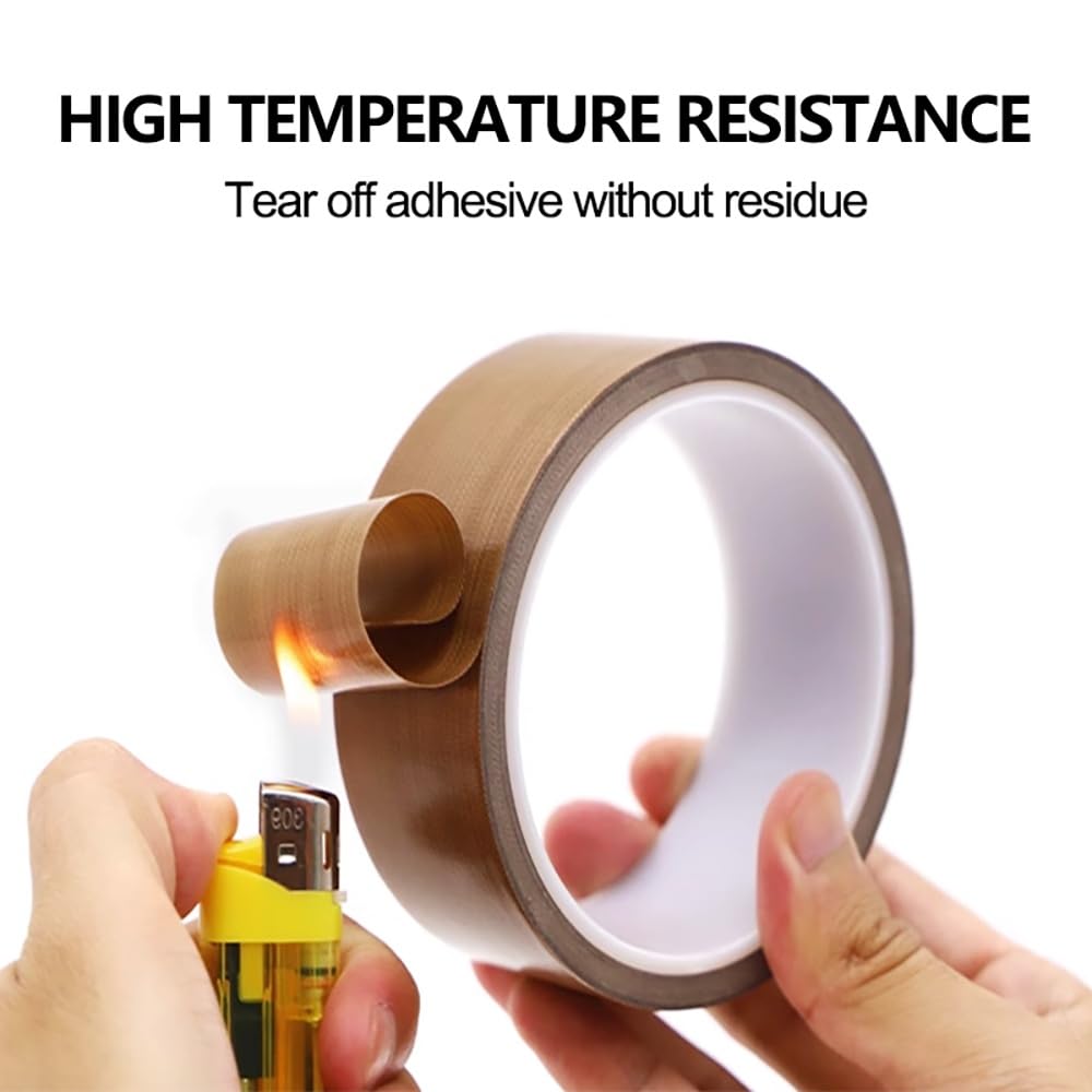 Nastro Tessuto PTFE Marrone 10M 0.13mm Alta Temp | Stabile a caldo, isol. elettr., basso attrito, basso residuo, anticorr., antiusura.(80mm)