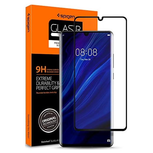 Spigen, Verre trempé Huawei P30 Pro/Huawei P30 Pro New Edition, Couverture maximale, Respectueux de la Casse, Vitre Protection écran P30 Pro / P30 Pro New Edition