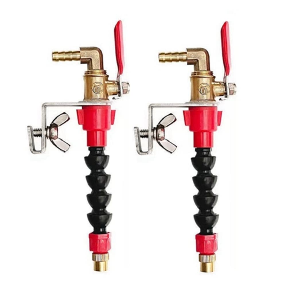 Ctrlzs 2Pcs System Nozzle Coolant Sprayer Dust-Proof Sprayer For Brick Tile Cutting Machine Angle Grinder