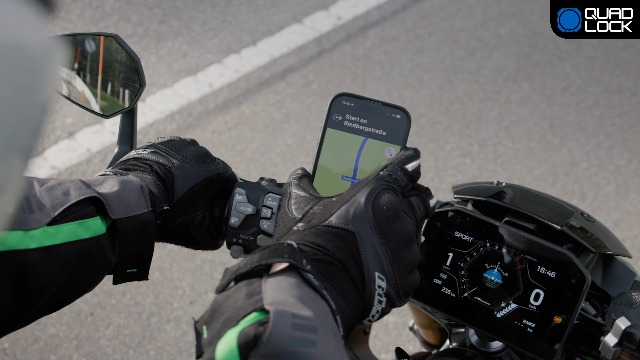 Amazon.com: Quad Lock Motorcycle Handlebar Mount PRO for iPhone