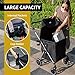 Shopping Trolley on Wheels | Alexander Graham 4 Wheel Model | New Easy Fold Frame | Large Shopping Cart with Front Swivel Wheels Makes it Light and Easy to Use Great for Mobility (Oxford Black)