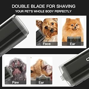 Pet's Automatic Inhaling Powerful Electric Hair Trimmers with Claw Clipper Kit Quiet Home Grooming Shavers Black Pet’s Automatic Inhaling Powerful Electric Hair Trimmers with Claw Clipper Kit Quiet Home Grooming Shavers Black