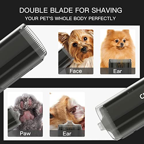 Pet’s Automatic Inhaling Powerful Electric Hair Trimmers with Claw Clipper Kit Quiet Home Grooming Shavers Black Pet’s Automatic Inhaling Powerful Electric Hair Trimmers with Claw Clipper Kit Quiet Home Grooming Shavers Black