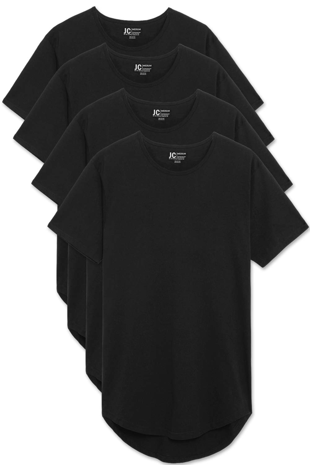 Drop Cut Curved Hem Shirt Scallop Extra 