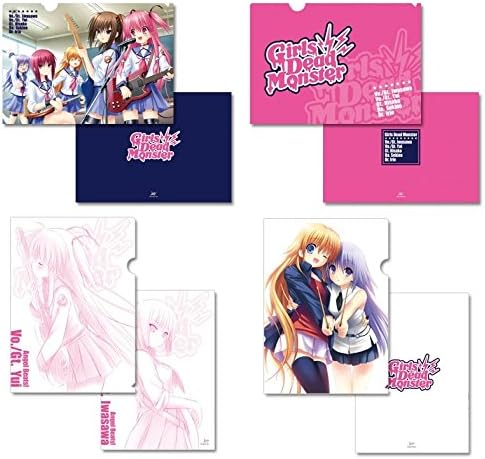 Amazon Angel Beats クリアファイルセットb 集合 ユイ 岩沢 関根 入江 Girls Dead Monster アニメ 萌えグッズ 通販