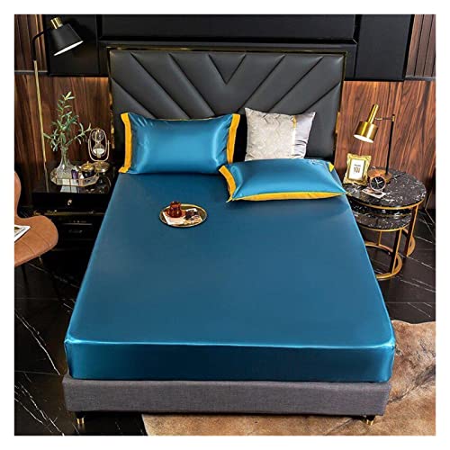 Drap de lit rafraîchissant soie de glace pour lit simple et double