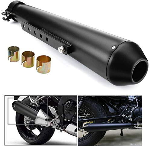 SunshineLife スリップオンマフラー バイクマフラー バイク サイレンサー 38mm-45mm汎用 サイレンサー エキゾーストパイプ 排気管 オートバイ排気パイプ 改装 汎用 4サイズインタ?フェ?ス