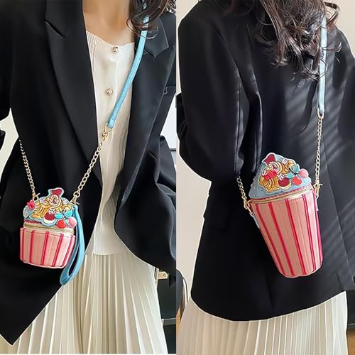 Image of Novelty Fun Shape Handbag Shoulder Purse Crossbody Bag