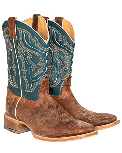 Cody James Men's Western Boot Broad Square Toe Navy 9 1/2 D(M) US