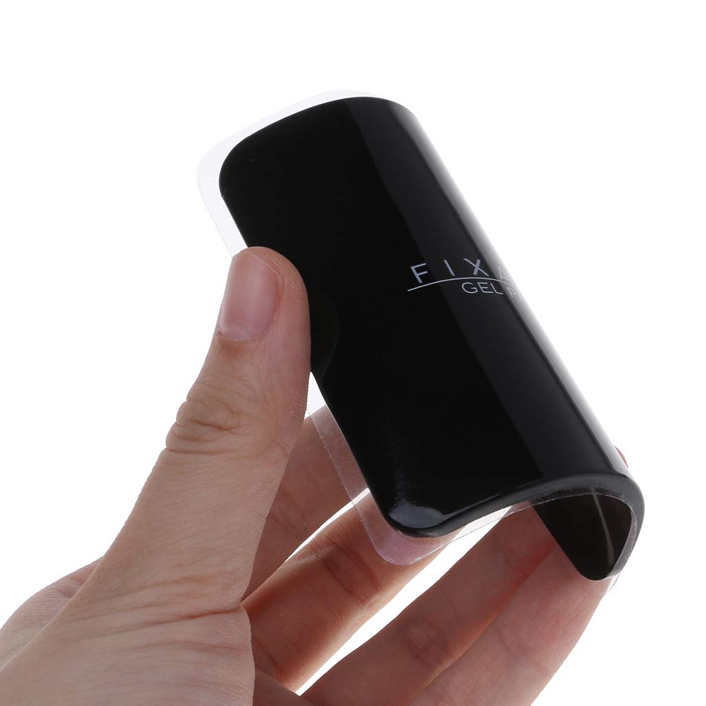 Fixate Gel Pad Potente Fixate Gel Pad Fuerte Stick Adhesivo Pared Casual Stick Flexible Negro A