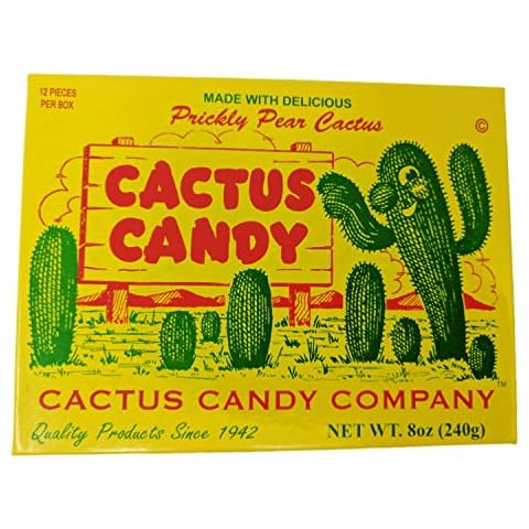 Cactus Candy Company 1/2 LB Box Arizona Prickly Pear Cactus Candy - PACK OF 5 Cover