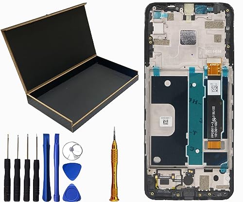 SECRETIGER LCD Screen Display Touch Digitizer Assembly with Frame Replacement for TCL A4X/4X 5G T601DL 6.52
