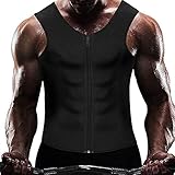 Hot Sauna Sweat Suits,Zipper Closure Tank Top Shirt for Weight Lost,Waist Trainer Vest Slim Belt...