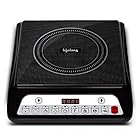 Lifelong Inferno LLIC30 2000 Watt Induction Cooktop for Home with 7 Preset Indian Menu Option and Auto-Shut Off | Easy Cooking, 1 Year Warranty (Grey)