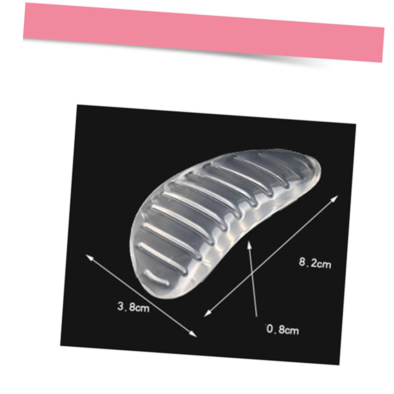 IWOWHERO Foot Massage Arch Support Pad for Women Boys and Girls Gel Insoles for Correction Non-Skid Adhesive Insoles for Plantar Relief