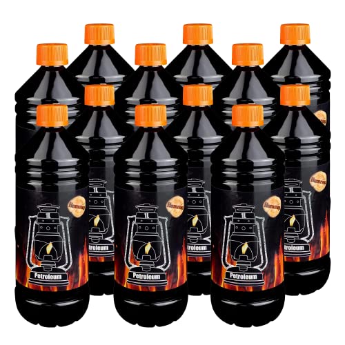 Flameup Petroleum für Petroleumheizung, -ofen oder Lampe, 12 L hochreines Kerosin zur Verbrennung in Kamin, Heizung oder Lampe, verbrennt rückstandsfrei und geruchlos Flameup Petroleum für Petroleumheizung, -ofen oder Lampe, 12 L hochreines Kerosin zur Verbrennung in Kamin, Heizung oder Lampe, verbrennt rückstandsfrei und geruchlos