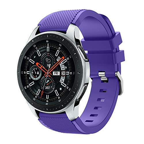 para Samsung Galaxy Watch 46mm Correa, Zolimx Silicona Suave Reemplazo Correo de Sport Banda por Pulseras de Repuesto Samsung Galaxy Watch 46mm