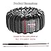 Car Snow Chains for Lincoln MKZ Nautilus Navigator Aviator, Universal Emergency Snow Chains, Anti-Skid Tire Traction Device, Wear-Resistant for Auto Pickup Trucks Suvs,D Orange-20 pcs