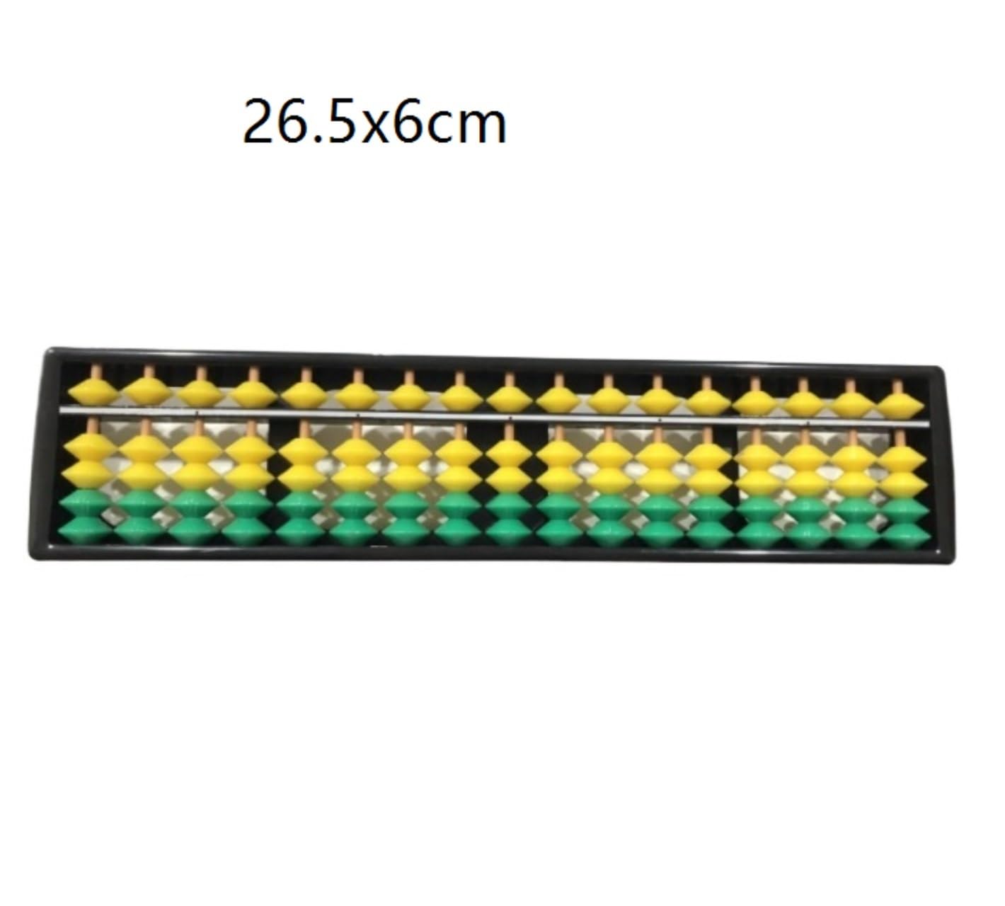 Ábaco Ábaco Chino-japonés De 5 Cuentas Y 17 Dígitos, Estilo Vintage, Herramienta Conteo For El Aprendizaje Matemáticas Oficina Material