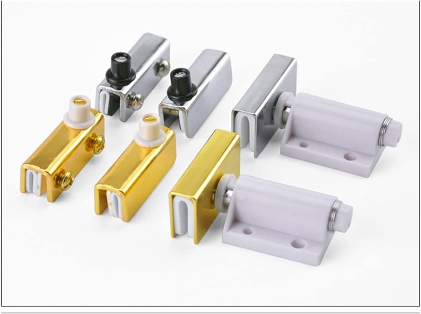 Cerniere Autoadesive Trasparenti Per Armadi | 6 Pezzi In Acrilico | Facili Da Applicare | Sostituzione Cerniere - Foto 9