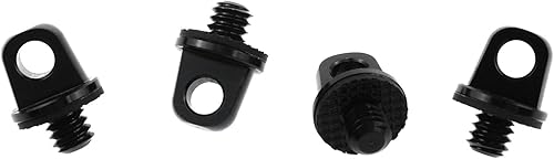 Miniatura 5 de Haidong Tornillos de cámara 1/4-20 - 4 accesorios de instalación rápida de metal negro