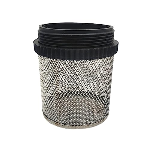 Malla en línea, 1 filtro de acero inoxidable, 1/2', 3/4', 1', 1-1 x 2', 2', 3' y 4', filtro de rosca macho de plástico for riego de jardín, acuario y bomba de agua.(2')