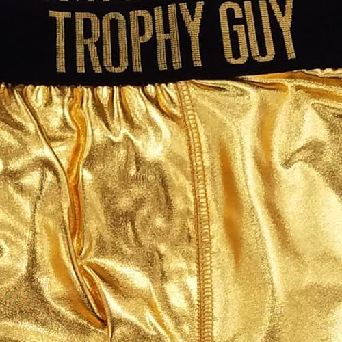 Mad Engine Mens Gold Metallic Foil Trophy Guy Christmas Holiday Boxer Briefs2