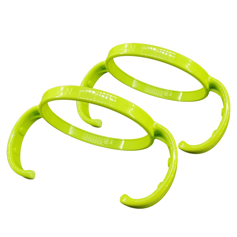 ROMIRUSFeeding Bottle Handles Grip Compatible for Comotomo Feeding Bottles, Pack of 2 (Green)