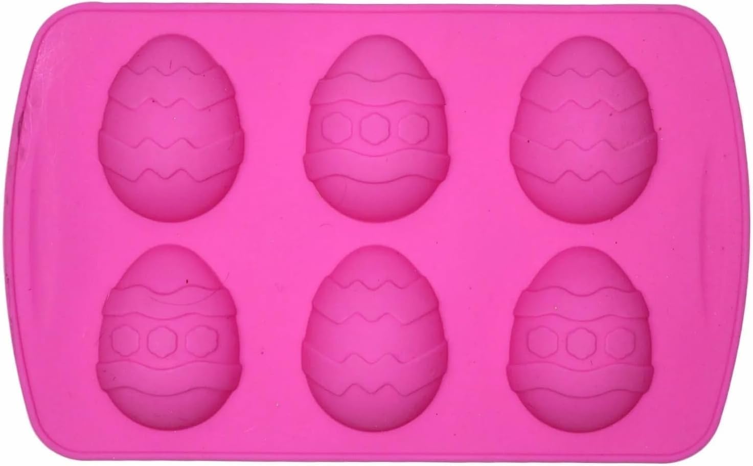 Chocolate Egg Moulds, Cookie Cutters, and Cake Tray Set for Easter Sunday Baking and Cooking (Mold: 6 Medium Eggs)
