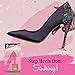 Hollywood Fashion Secrets Above It All Heel Protectors, Fits Most Heels, Reusable Heel Guards - 1 pair carrying pouch included
