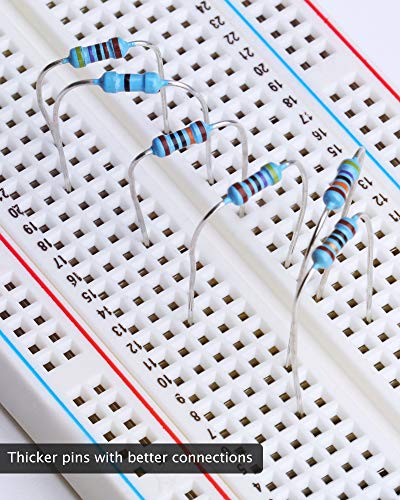 Elegoo 17 Values 1% Resistor Kit Assortment, 0 Ohm-1M Ohm (Pack Of 525) Rohs Compliant #TOP5