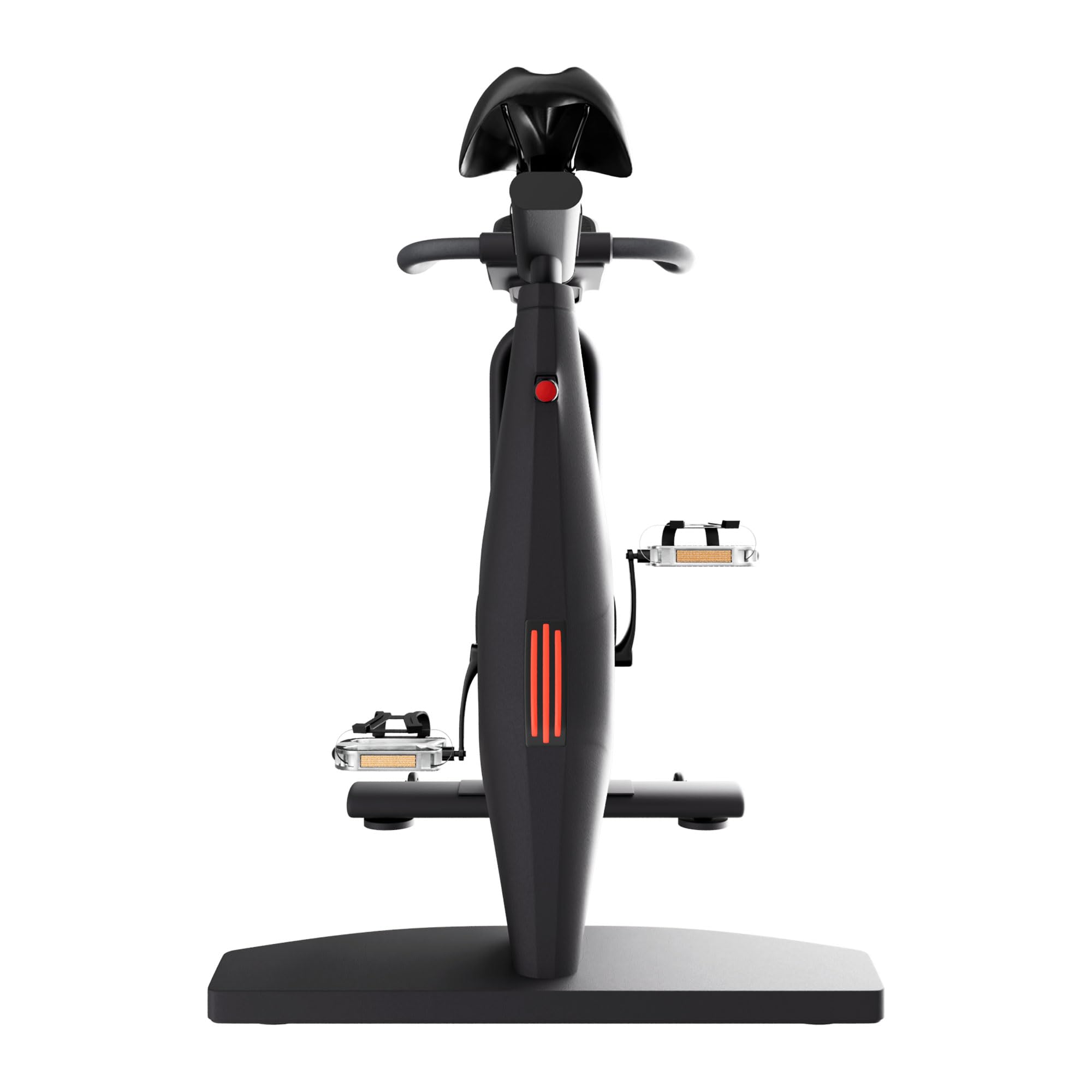 Boudech Aliena 2400 - Spin Bike Cyclette da Corsa con Volano 24 Kg Resistenza Elettrica con Display e Porta Tablet Nera