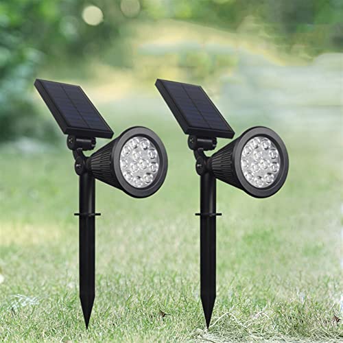 WXSGDZT Tuinverlichting Solar Lamp 12W Outdoor Lawn Garden Courtyard Spotlight Landscape Decoration Lighting Lamp Colorful RGB Ground Plug Light - Afbeelding 5
