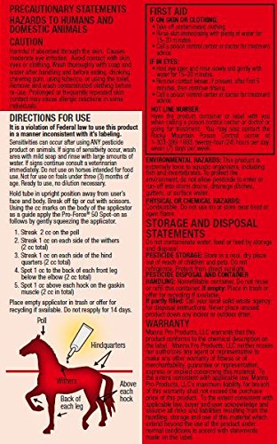 Manna Pro Pro-Force 50 Spot-On Fly Control for Horses - Image 3