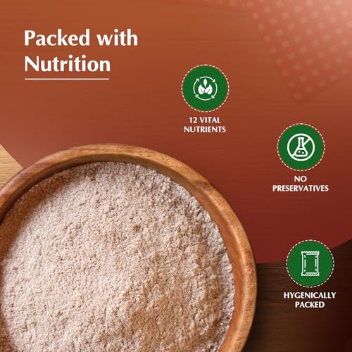 Image of Amazon Brand - Vedaka Ragi Flour (Nachni Atta), 1 kg