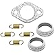 Mabutingti Auspuffdichtung & Feder Reparatursatz für Polaris Scrambler 500 Sportsman 400 450 500 2001-2014 Ranger 400 425 500 Auspuff Schalldämpfer Dichtungssatz Feder Wiederaufbau