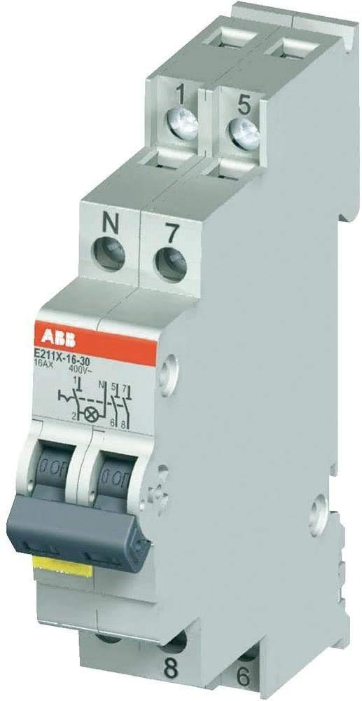 Interrupteur commande lumineux ABB E211X-25-20 évite oublis éclairage