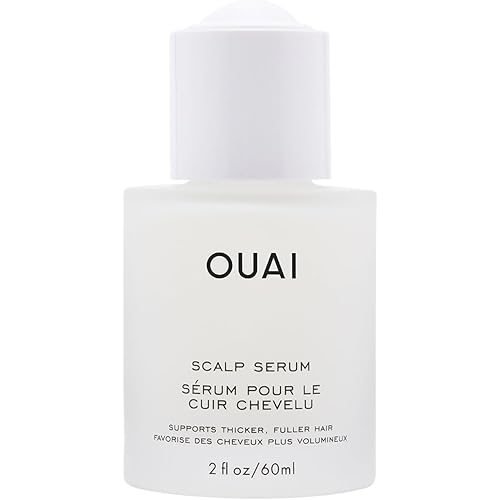 OUAI Scalp Serum - Balancing and Hydrating Serum with Red Clover Extract, Siberian Ginseng and Peptides for Thicker and Fuller-Looking Hair - Paraben, Phthalate and Sulfate Free Scalp Care (2 Fl Oz)