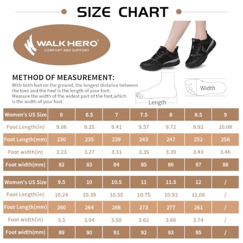 Image of Womens Walking Shoes, Arch Support Women Sneakers for Plantar Fasciitis