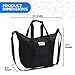 KRYO Insulated Portable Tote Bag Large picnic lunch cooler bag - Mens Womens travel totes shoulder strap- Thermal Insulation coolers for cold food beverages