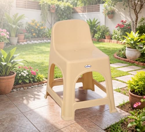 Image of Prima Sahara Multipurpose Plastic Seating Stool | Home, Office, Events, Garden & Commercial Use | Strong & Durable