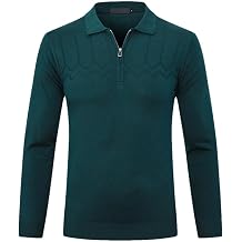 2024 Winter Wool Sweater Men's Fashion Zipper Collar Warm Pullover Sweater