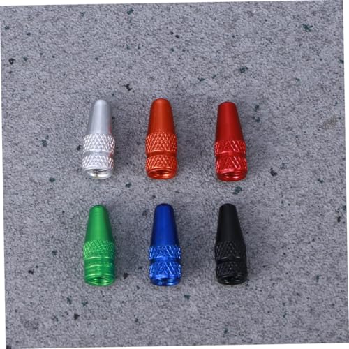 Cubiertas de válvula para bicicleta PartyKindom 6 piezas miniatura 7