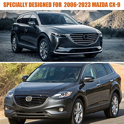 Image of Waterproof Car Cover Replace for 2006-2024 Mazda CX-9, 6 Layers All Weather Custom-fit All Weather Car Covers with Zipper Door & Windproof Bands for Sun Snow Rain Dust Protection (CX-9)