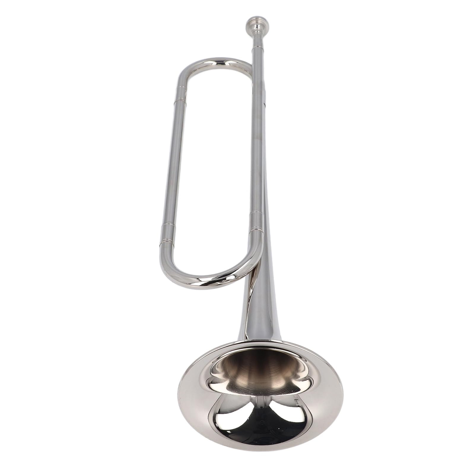Jeffergarden Trompeta de Caballería de Latón, Cuerno de Corneta de Material Resistente, Sonido Fuerte para Actuaciones de Banda Escolar y Orquesta