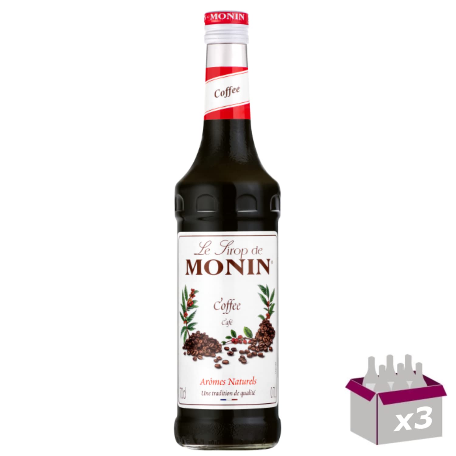 Lot de 3 Sirop - Café - 70cL