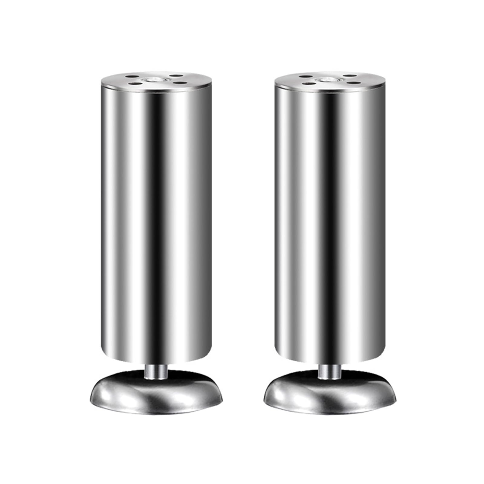 Metal Adjustable Furniture Legs Couch Legs Cabinet Adjustable Height Replacement Leg for Sofa/Dresser/Bed Cabinet Furniture Leveling Feet Kitchen Leg Levelers