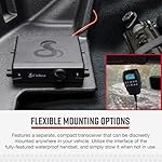 Cobra 75 All Road Wireless CB Radio - Dual-Mode AM/FM, Full 40 Channels, Bluetooth Connectivity, Digital Noise Cancellation, Waterproof, Instant Channel 9, 4-Watt Output, Easy to Operate, Black - Image 2