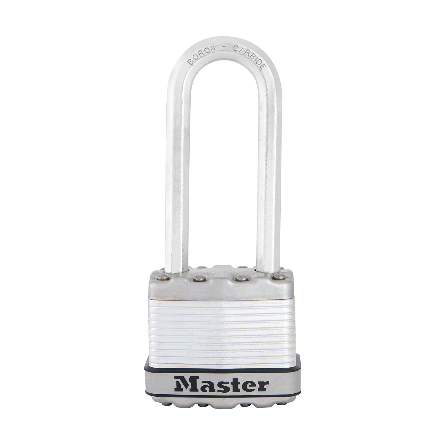 Master Lock M1XKADLJCCSEN Candado de acero, cerradura laminada Magnum, 1-3/4 pulgadas de ancho, M1XKADLJ, grillete de 2-1/2 pulgadas